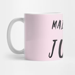 Made in June simple text design Mug